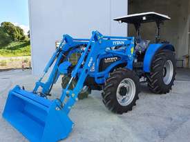 Landini Discovery 75 Tractor 75HP + 4 in 1 Loader Attachment - picture0' - Click to enlarge
