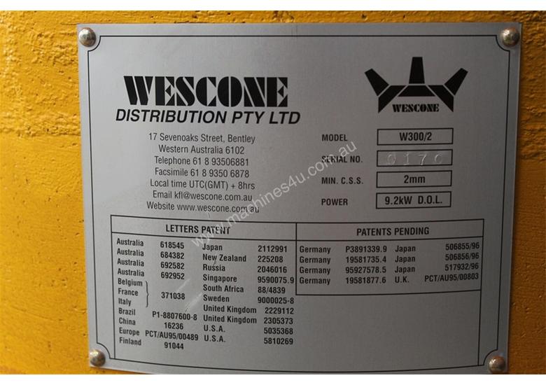 New WESCONE WESCONE W3002 LABORATORY CONE CRUSHER Waste Crushers in