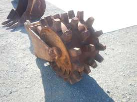 Compaction Wheel to suit Excavator, Pins - picture2' - Click to enlarge