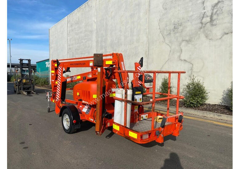 caption SNORKEL Tag Elevated Work Platform Trailer