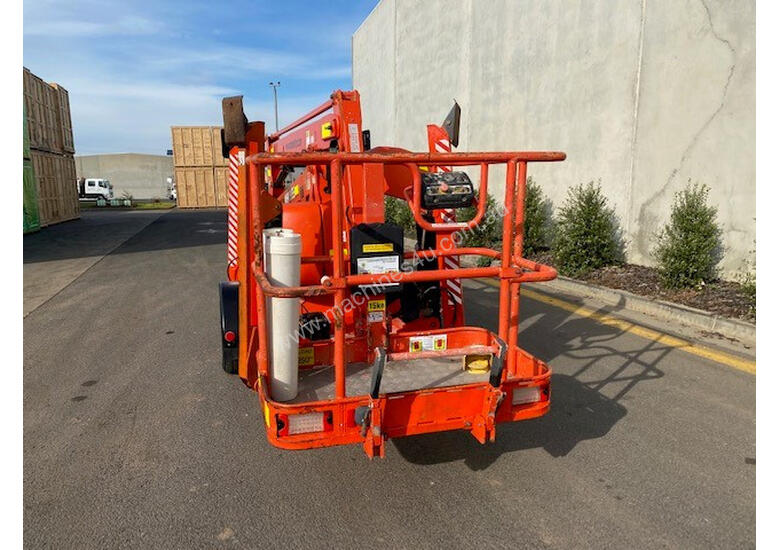 caption SNORKEL Tag Elevated Work Platform Trailer