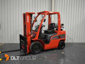Used Nissan P1F2A25DU 2.5 Tonne Forklift 4.3m Container Mast LPG Sideshift EFI Engine - picture0' - Click to enlarge
