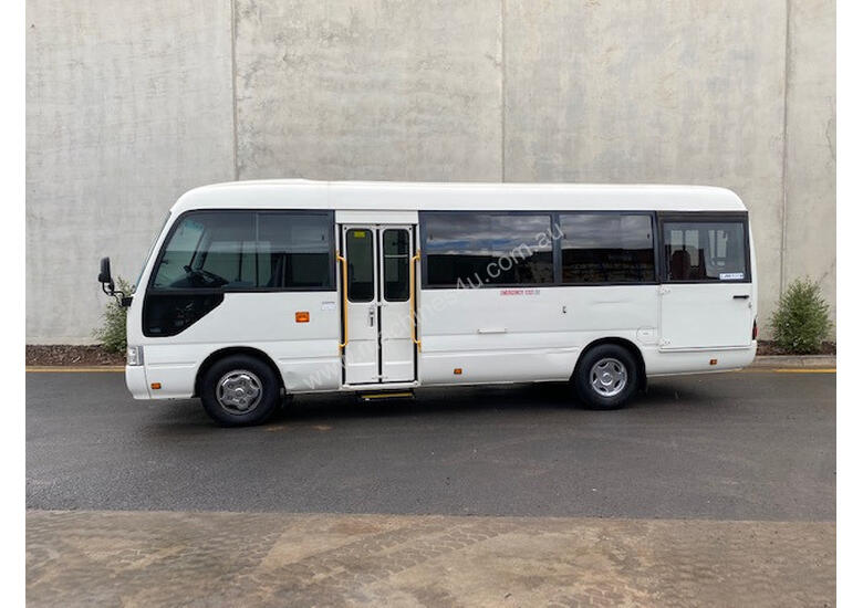 caption Toyota COASTER Mini bus Bus