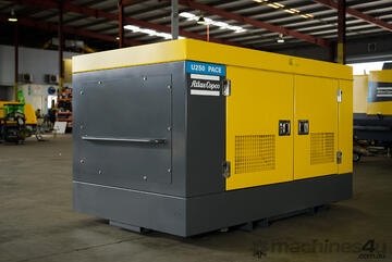 Atlas Copco U250PACE Utility Air Compressor. 200-250CFM, 70-150psi with Kubota Engine.