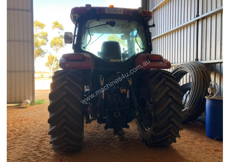 caption CASE IH Maxxum 130 FWA/4WD Tractor
