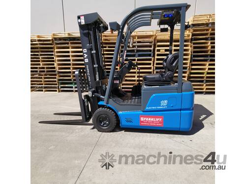 NEW BYD - 3 wheels 1.6T Lithium-ion Electric Forklift * EOFY SALE *