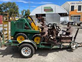 Kanga GB-6 Petrol with trailer/post hole  - picture0' - Click to enlarge