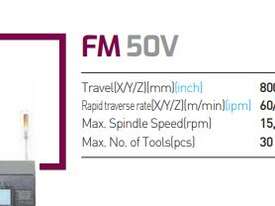 Fanuc Oi MF plus - DMC DM V/VC series - FM 50V (Made in Korea) - picture0' - Click to enlarge