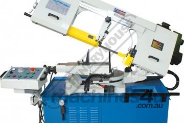 BS-13DS Semi - Automatic, Swivel Head-Dual Mitre Metal Cutting Band Saw Variable Cutting Speeds, Dua