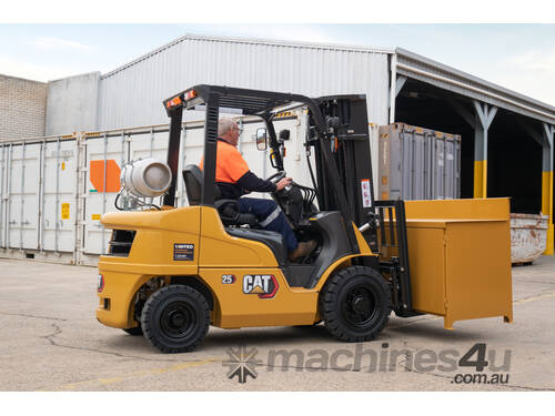 caption Cat 2.5 Tonne LPG Forklift - $27,990 + GST