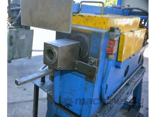 Hydraulic tube end form swaging reducing press with some tooling & power pack