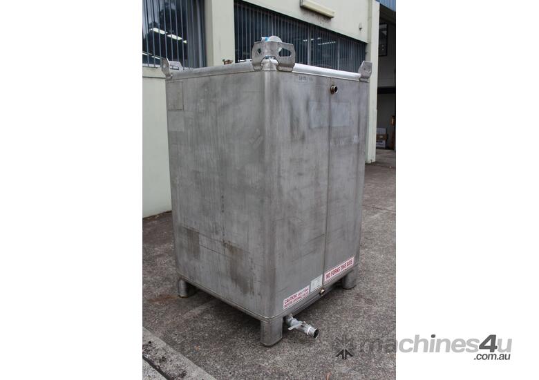 used Hoover Materials Handling Group Stainless Steel IBC Stainless