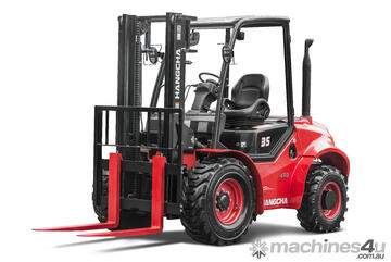 Hangcha 3.5 ton 4WD Rough Terrain Forklift