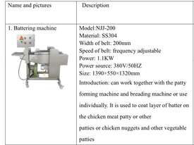 Crumb Battering Machine - picture1' - Click to enlarge