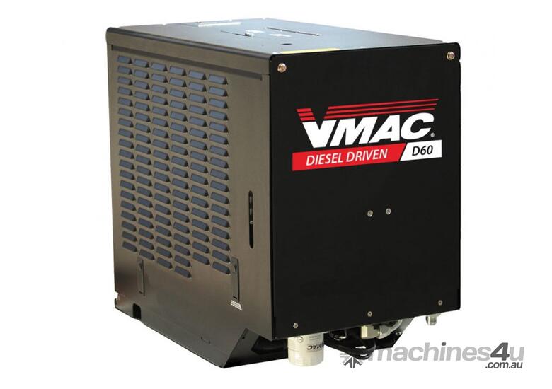 caption VMAC Kubota, Multifunction 6 IN 1, Compressor, welder, generator, battery charger, 2800 RPM PTO.