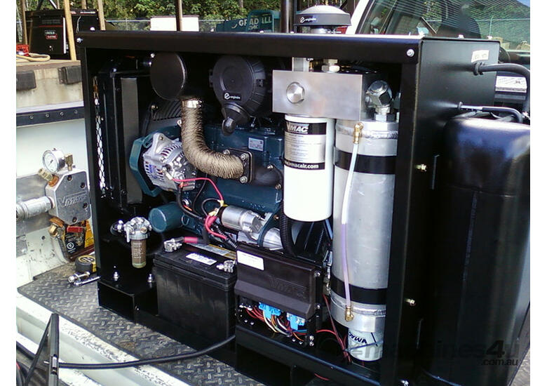 caption VMAC Kubota, Multifunction 6 IN 1, Compressor, welder, generator, battery charger, 2800 RPM PTO.