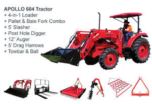 APOLLO 60hp Equestrian Tractor Package