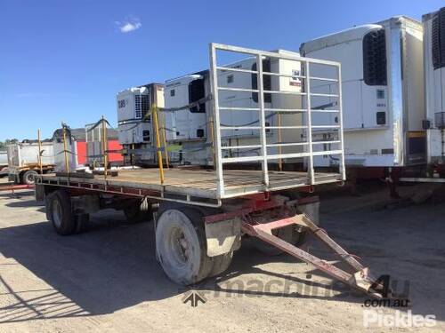 Tandem Axle Dog Flat Top Trailer