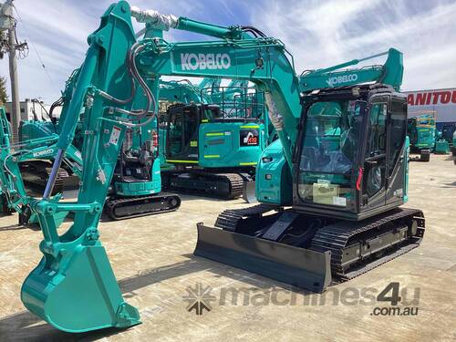 caption New Kobelco SK75SR-7 Excavator 7.5t Excavator