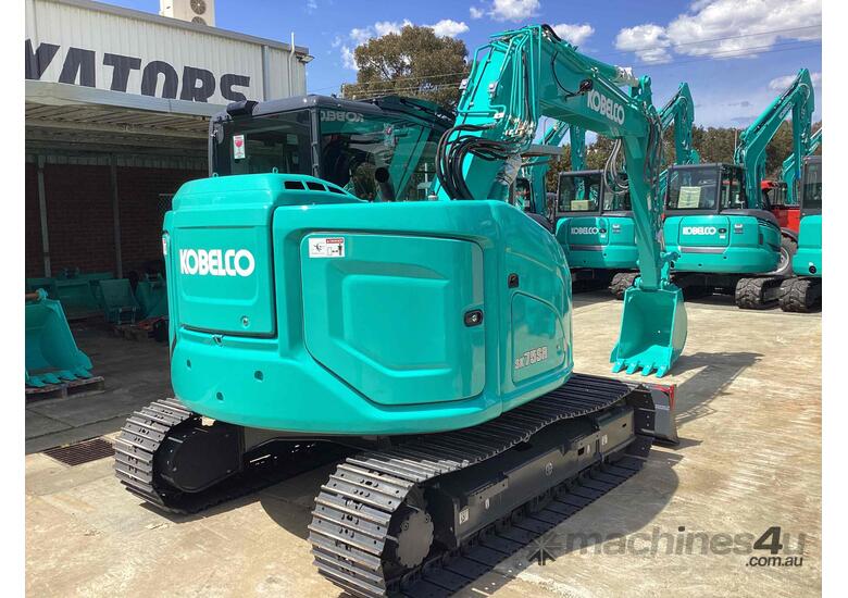 caption New Kobelco SK75SR-7 Excavator 7.5t Excavator