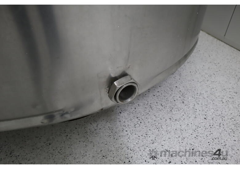 caption Stainless Steel Jacketed Tank Vat Milk with Mixer - 2000L - Anderson M440