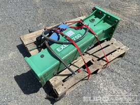 Unused EXEQ750 Hydraulic Breaker to suit 6-8T Excavator, 2 x Chisel Tools - picture0' - Click to enlarge