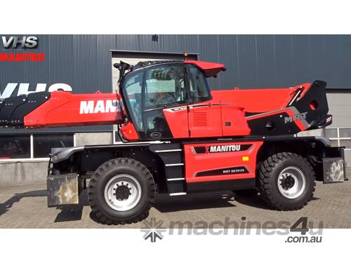 caption Manitou MRT-X 3570 ES Rotating Telehandler 211 HP