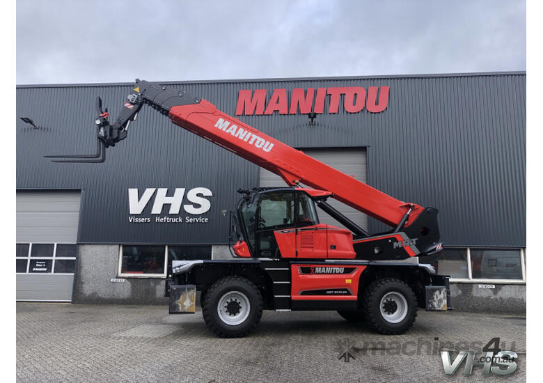 caption Manitou MRT-X 3570 ES Rotating Telehandler 211 HP