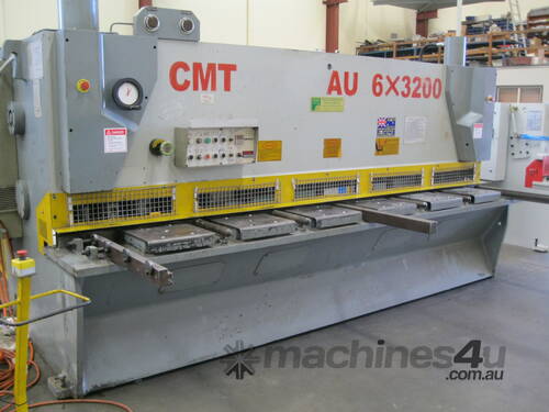 CMT 3200mm x 6mm Variable Rake Hydraulic Guillotine