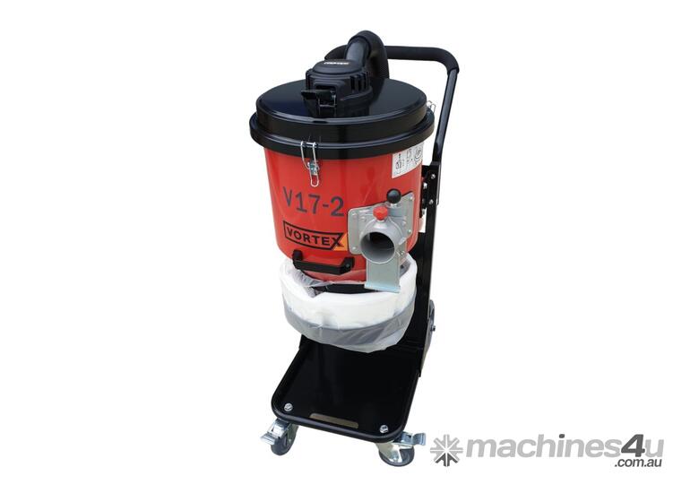 caption Vortex V17-2 H Class Dust Extractor: Powerful, Compact, & Safe Dust Collection