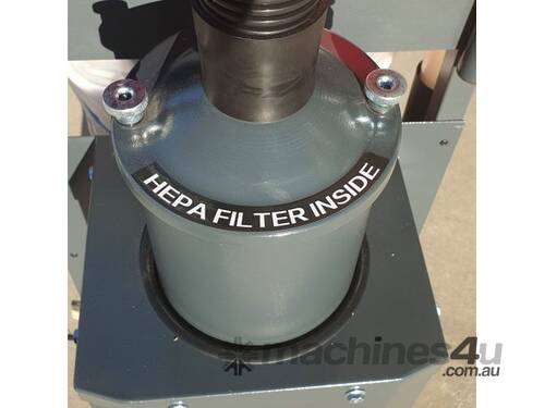 caption Vortex V17-2 H Class Dust Extractor: Powerful, Compact, & Safe Dust Collection