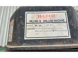 HAFCO RF30 MILLING & DRILLING MACHINE  - picture2' - Click to enlarge