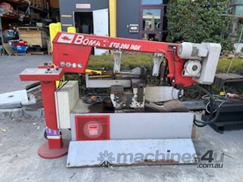 Bomar STG 260 DGH Swing Beam Horizontal Bandsaw 