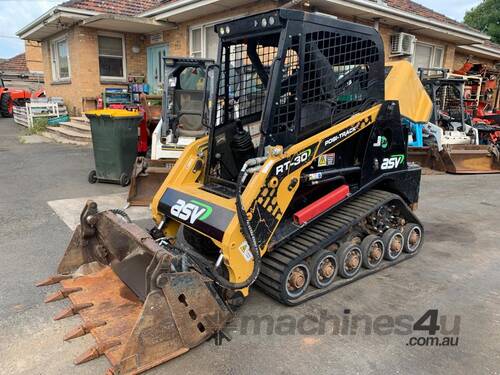caption ASV RT-30 Multi-Terrain Skid Steer Loader