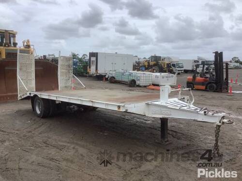 2006 Titan Single Axle Beaver Tail Plant Trailer