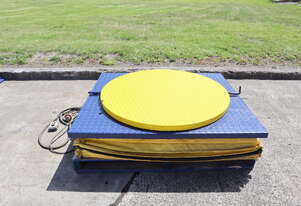 Tieman 1000kg Scissor Lift Table with Turntable - 1400 x 1200mm