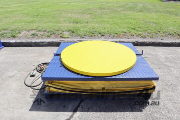 Tieman 1000kg Scissor Lift Table with Turntable - 1400 x 1200mm