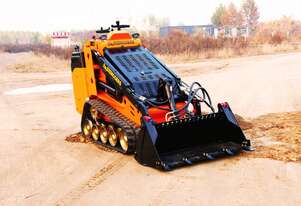 Mini Skid Steer Loader INCLUDING 4in1 Bucket - Powerful 35hp Diesel Kubota Engine / 600kg Load