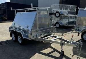 8x5 Tandem Axle Tradesman Trailer 2 Way Open Doors Alumnium Top BIGMAN TRAILER