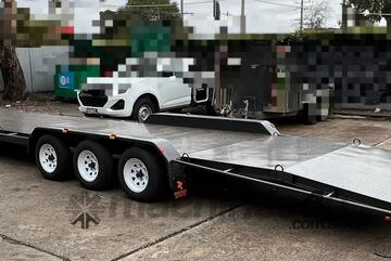 10 Meters x 2 Meters Tri-Axle BEAVER TAIL CAR CARRIER TRAILER