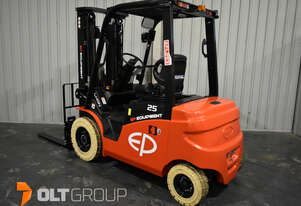 New EP EPFL253 Electric Forklift 230AH Lithium Battery Sideshift Fork Positioner 5 Year Warranty