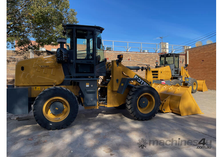 caption Dotsu Wheel Loader 7T + Attachment Package + Free Shipping + 2 Year Warranty!
