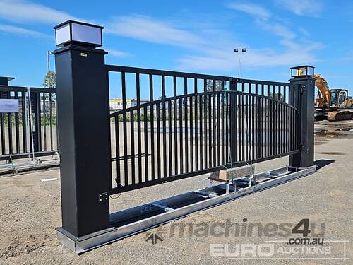 Electric Double Gate c/w Remote 