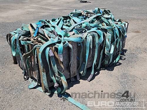 Stillage of 2 Ton Lifting Slings 