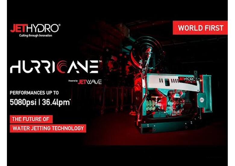 JETWAVE JetHydro Hurricane+ 350-36.4 5075PSI 36.4lpm Water Jetting System Drain Cleaner