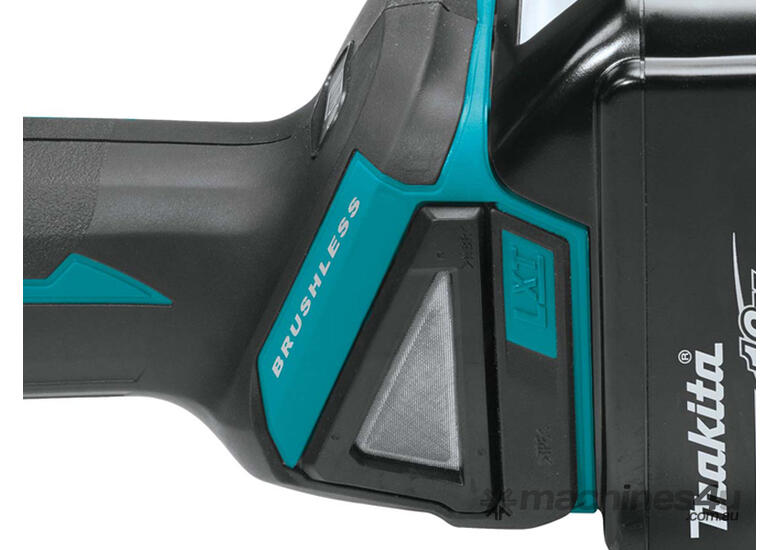 caption Makita 18V Mobile Brushless 125mm Slide Switch Angle Grinder - DGA506Z