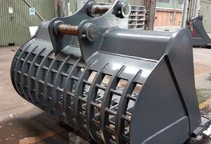 Roo Attachments Sieve/Shaker Bucket to Suit 30-35T Excavators - 2000 mm Wide