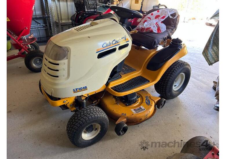 caption Cub Cadet Ride on Mower