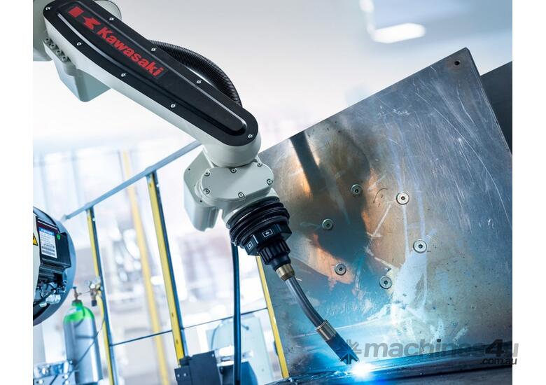 caption KAWASAKI WELDING ROBOT (QUALITY MADE IN JAPAN) One of the most reliable robots in the world