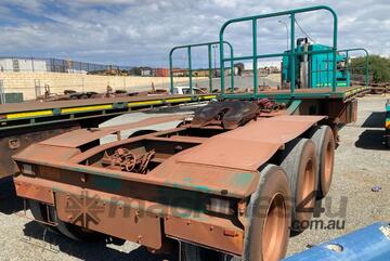 2020 Bruce Rock Engineering BRE-TR350 Tri Axle Flat Top A Trailer